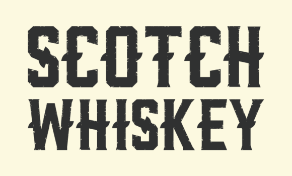 Scotch Whiskey Font - Featured Image