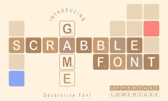 Scrabble Game Font - Featured Image