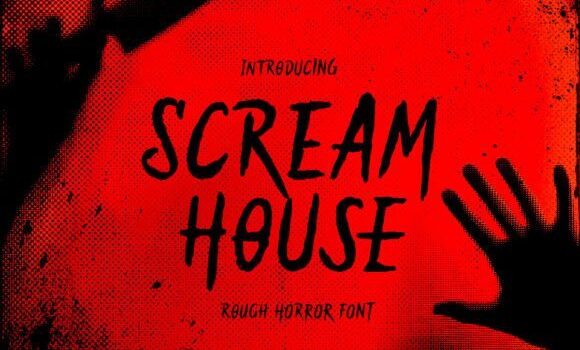 Scream House Font - Featured Image