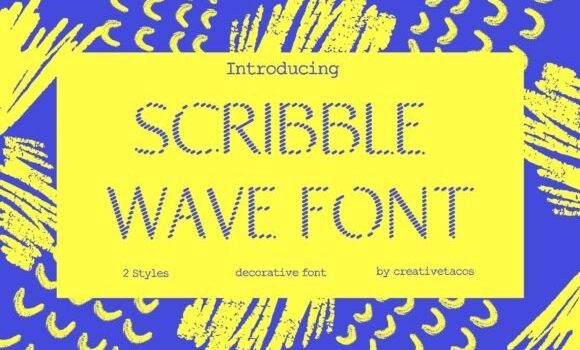 Scribble Wave Font Fonts Free Download Scribble Wave Font - Featured Image