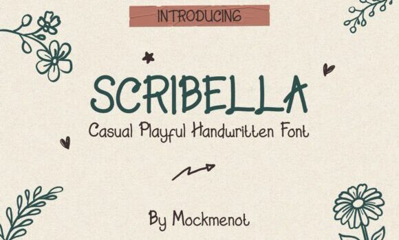 Scribella Font Fonts Free Download Scribella Font - Featured Image