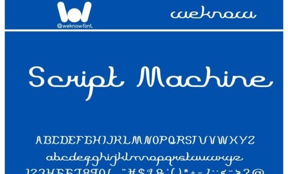 Script Machine Font Fonts Free Download Script Machine Font - Featured Image