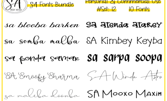 Script and Handwritten Bundle Font - Featured Image