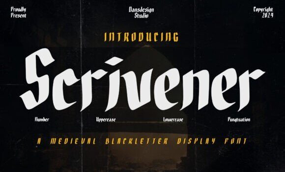 Scrivener Font - Featured Image