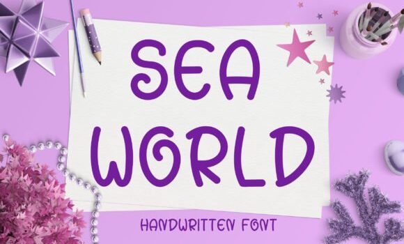 Sea World Font Fonts Free Download Sea World Font - Featured Image