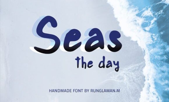 Seas the Day Font - Featured Image