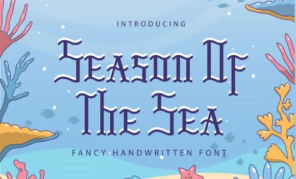 Season of the Sea Font - Featured Image