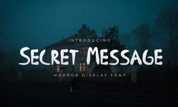 Secret Message Font - Featured Image