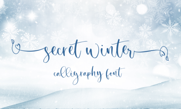 Secret Winter Font - Featured Image