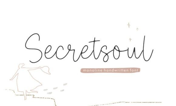 Secretsoul Monoline Font - Featured Image