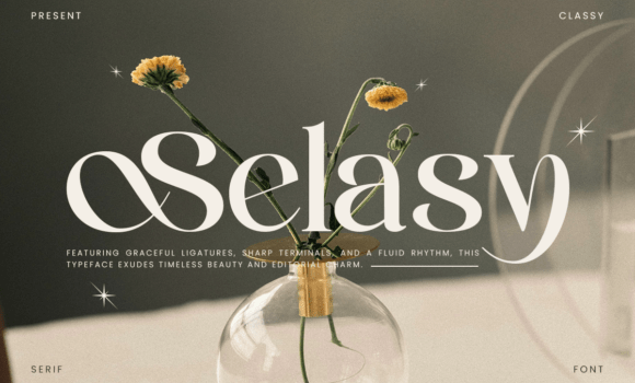 Selasy Regular Font - Featured Image