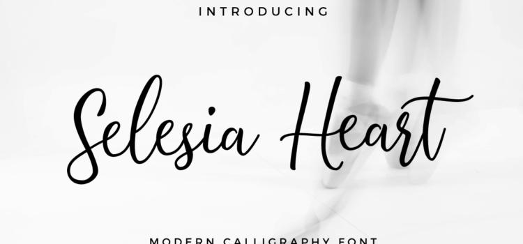 Selesia Heart Font - Featured Image
