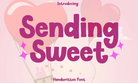 Sending Sweet Font - Featured Image