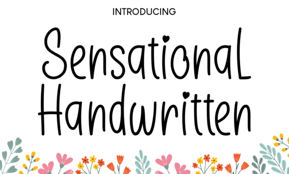 Sensational Handwritten Font - Featured Image