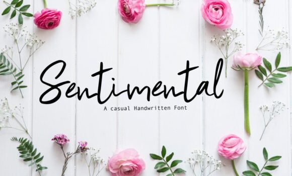 Sentimental Font - Featured Image