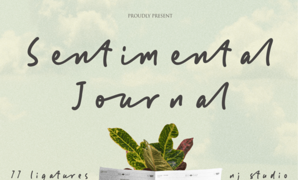 Sentimental Journey Font - Featured Image