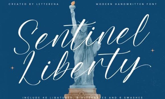 Sentinel Liberty Font - Featured Image