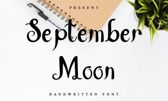 September Moon Font Fonts Free Download September Moon Font - Featured Image