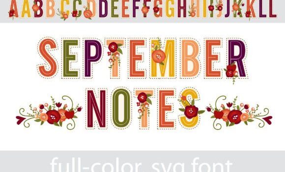 September Notes Font - Featured Image