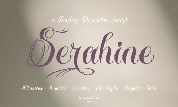 Serahine Font Fonts Free Download Serahine Font - Featured Image