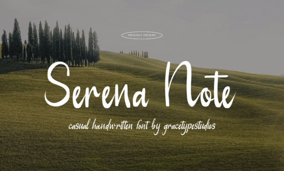 Serena Note Font - Featured Image