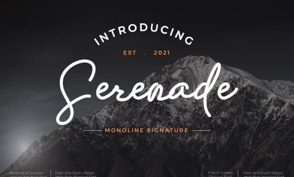 Serenade Font - Featured Image