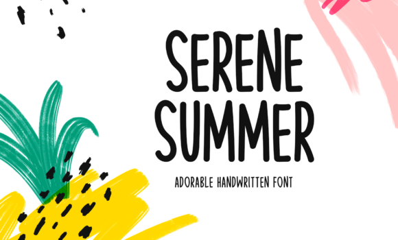 Serene Summer Font - Featured Image