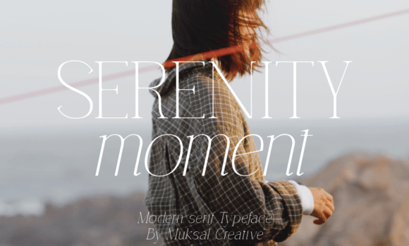Serenity Moment Font - Featured Image