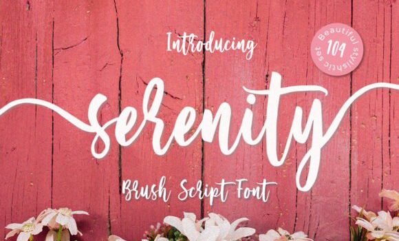 Serenity Script Font - Featured Image