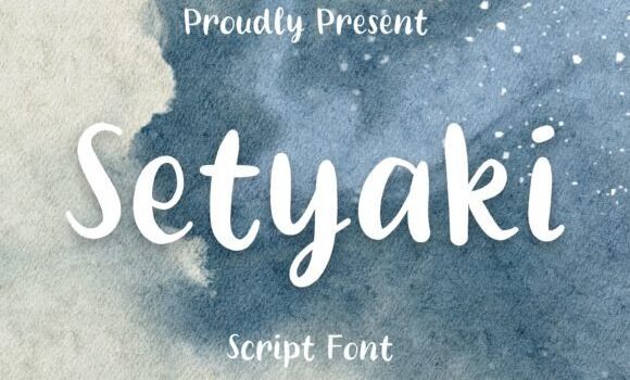 Setyaki Font - Featured Image