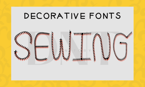 Sewing Font Fonts Free Download Sewing Font - Featured Image