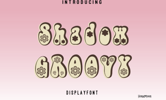 Shadow Groovy Font - Featured Image