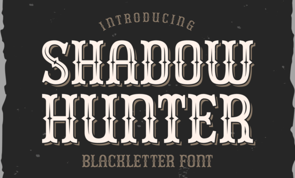 Shadow Hunter Font - Featured Image
