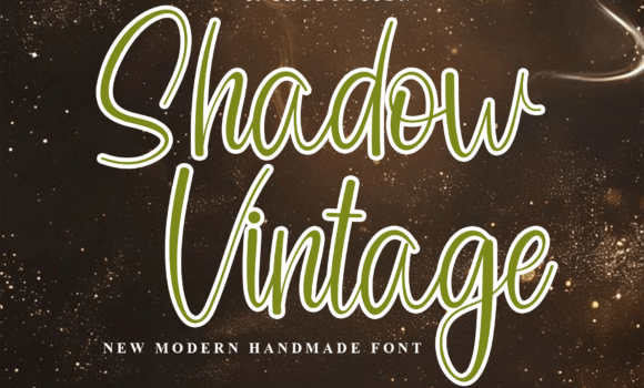 Shadow Vintage Font - Featured Image
