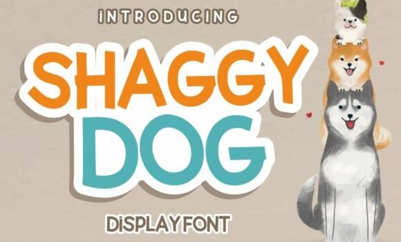 Shaggy Dog Font - Featured Image