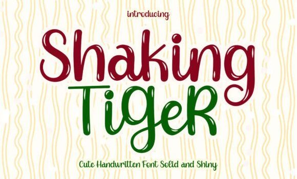 Shaking Tiger Font Fonts Free Download Shaking Tiger Font - Featured Image