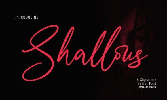 Shallous Font - Featured Image
