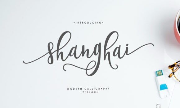 Shanghai Script Font - Featured Image