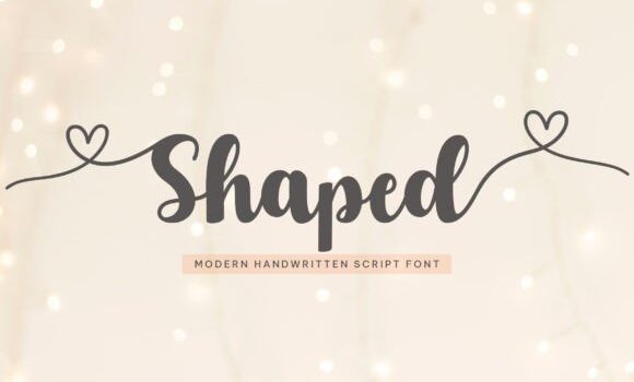 Shaped Font Fonts Free Download Shaped Font - Featured Image