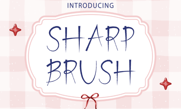 Sharp Brush Font Fonts Free Download Sharp Brush Font - Featured Image