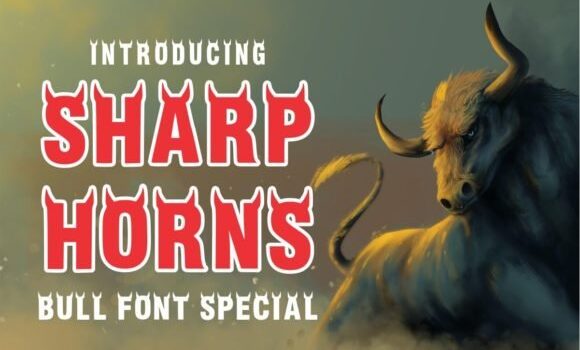 Sharp Horns Font Fonts Free Download Sharp Horns Font - Featured Image