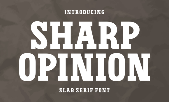 Sharp Opinion Font Fonts Free Download Sharp Opinion Font - Featured Image