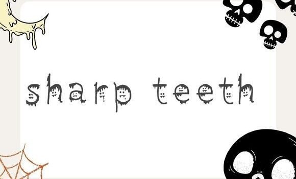 Sharp Teeth Font Fonts Free Download Sharp Teeth Font - Featured Image