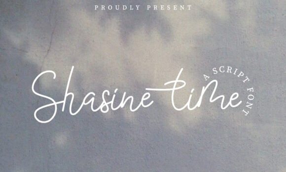 Shasine Time Font Fonts Free Download Shasine Time Font - Featured Image