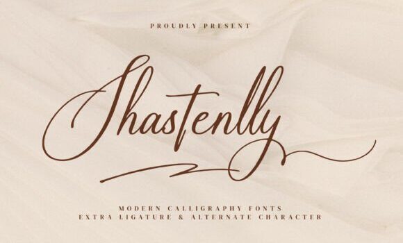 Shastenlly Font - Featured Image