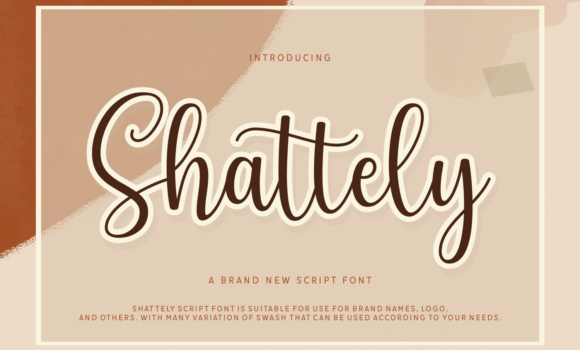 Shattely Font - Featured Image