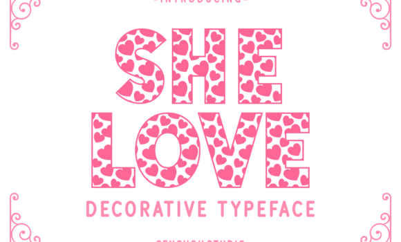 She Love Font - Featured Image