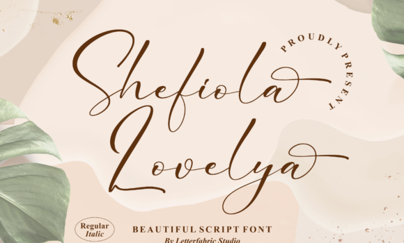 Shefiola Lovelya Font - Featured Image