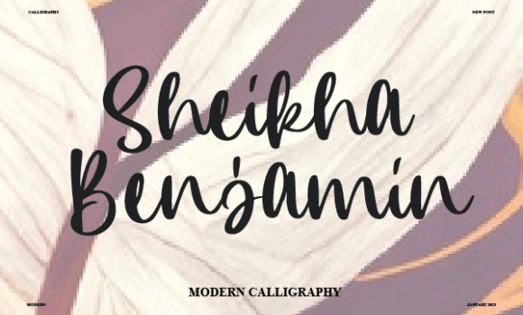 Sheikha Benjamin Font - Featured Image