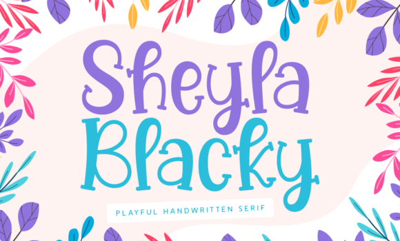 Sheyla Blacky Font - Featured Image